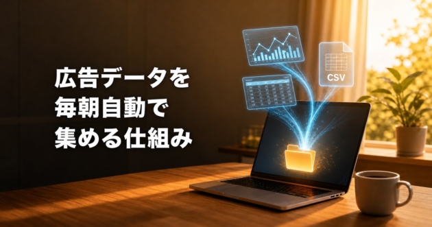 広告データを毎朝自動収集する仕組み