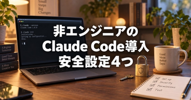 非エンジニアがClaude Codeを安全に使うためのデスク風景