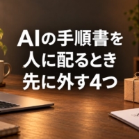 配布用のファイル一覧と、確認済みのチェックマーク
